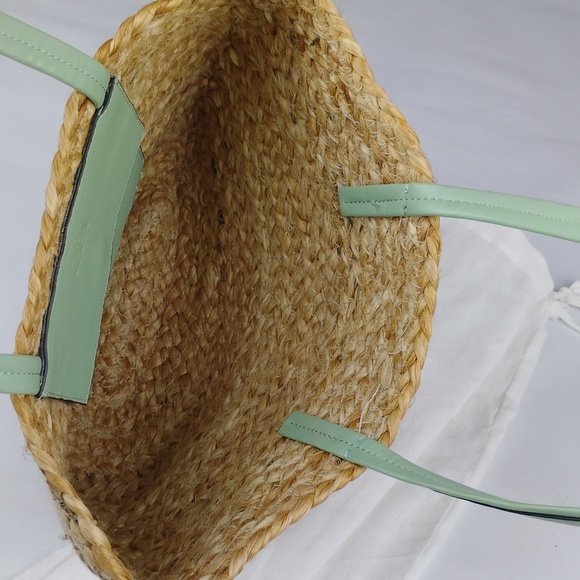 Zara Straw Tote Handbag. - Picture 12 of 13